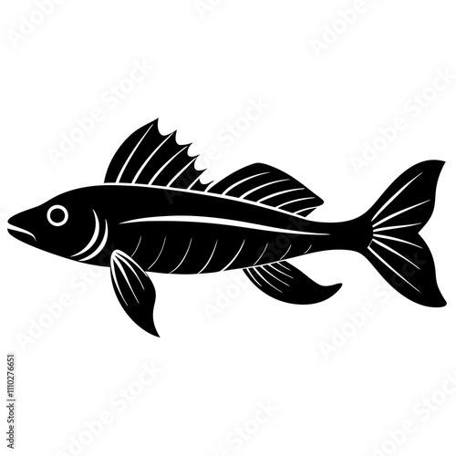 fish isolated on white