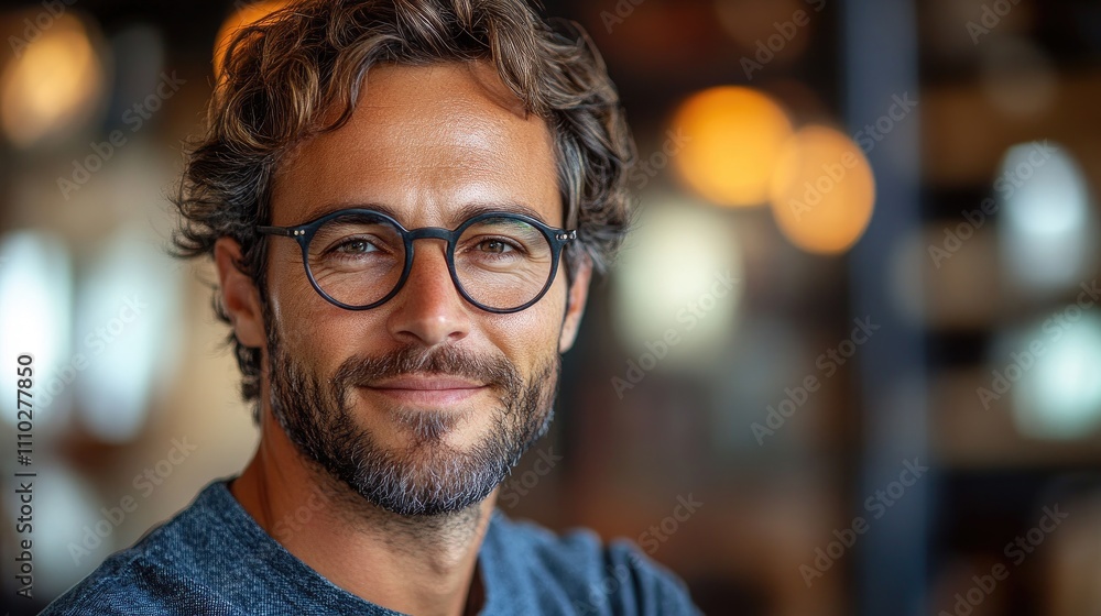 Confident young businessman smiling warmly while seated in a modern office environment showcasing professionalism and approachability. Confident young businessman smiling warmly while seated in a modern office environment showcasing professionalism and approachability.