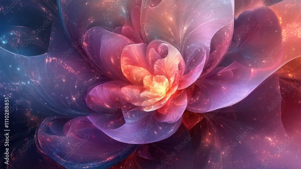 Abstract fractal textures