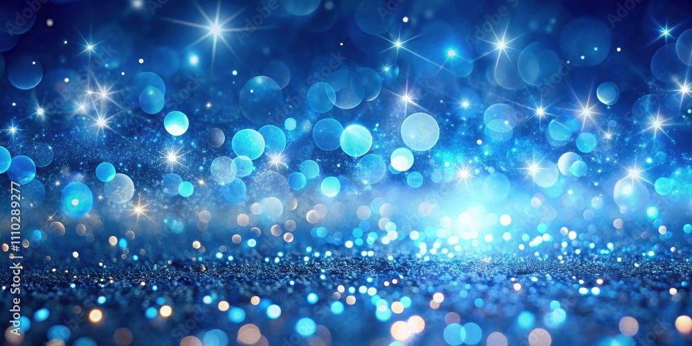 A celestial blue background with bokeh lights and sparkling glitter, perfect for festive or celebratory designs. A celestial blue background with bokeh lights and sparkling glitter, perfect for festive or celebratory designs.