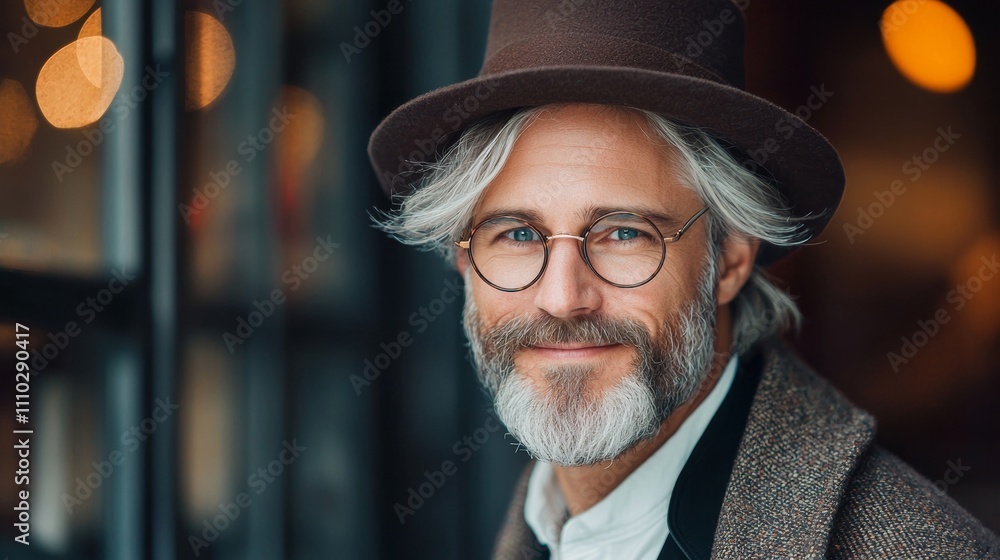 Old man wearing hat photography Old man wearing hat photography