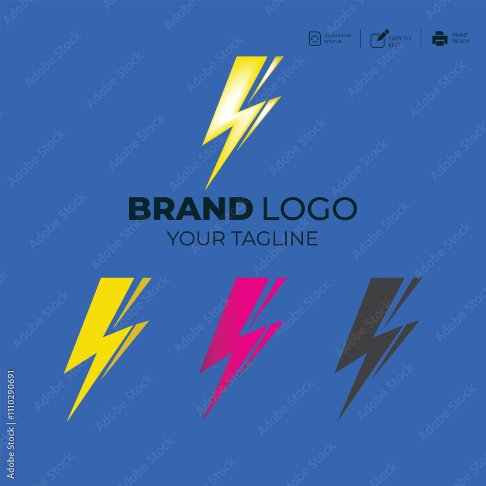 Set of Colorful company logo collection design ideas vector Set of Colorful company logo collection design ideas vector