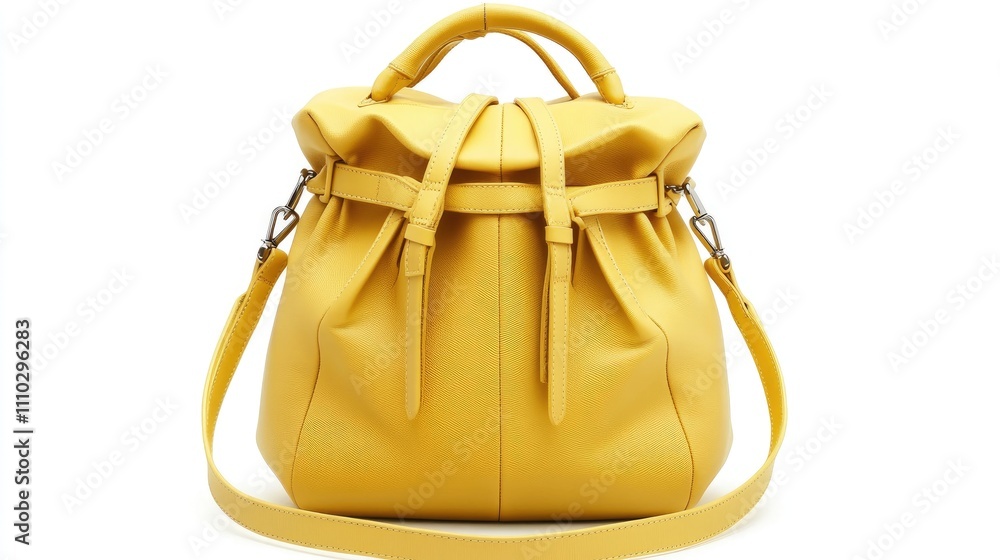 Yellow stylish bag with straps featuring multiple compartments for organized storage perfect for fashion-forward individuals Yellow stylish bag with straps featuring multiple compartments for organized storage perfect for fashion-forward individuals