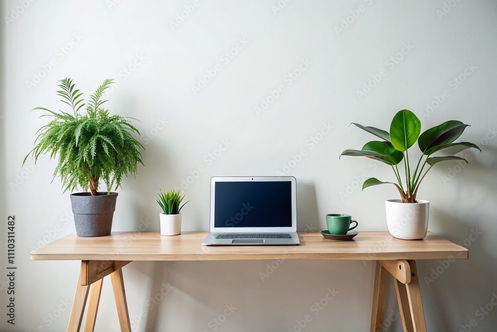 Embrace Simplicity: A Minimalistic Working Space with Neutral Colors, Natural Light, and Essential Accessories for Enhanced Productivity and Calm Focus Embrace Simplicity: A Minimalistic Working Space with Neutral Colors, Natural Light, and Essential Accessories for Enhanced Productivity and Calm Focus