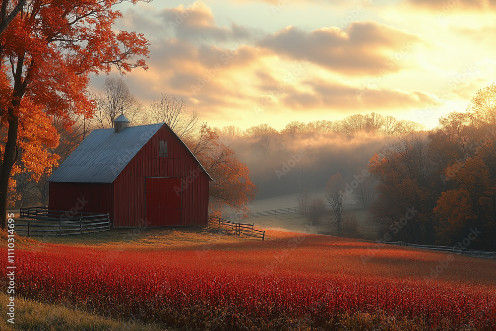 Fototapeta premium barn