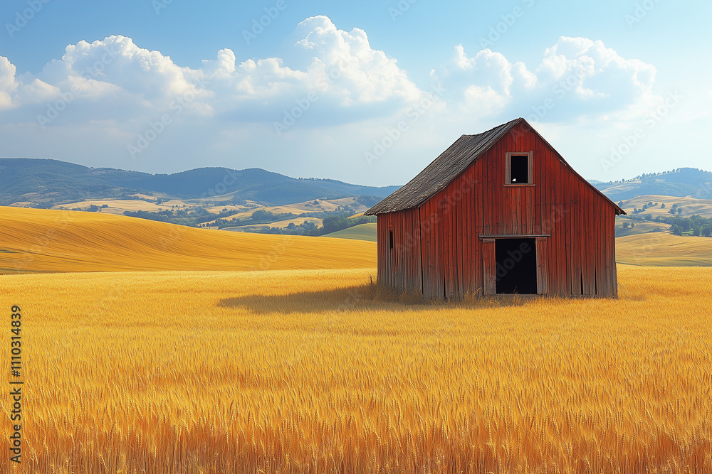 Fototapeta premium barn