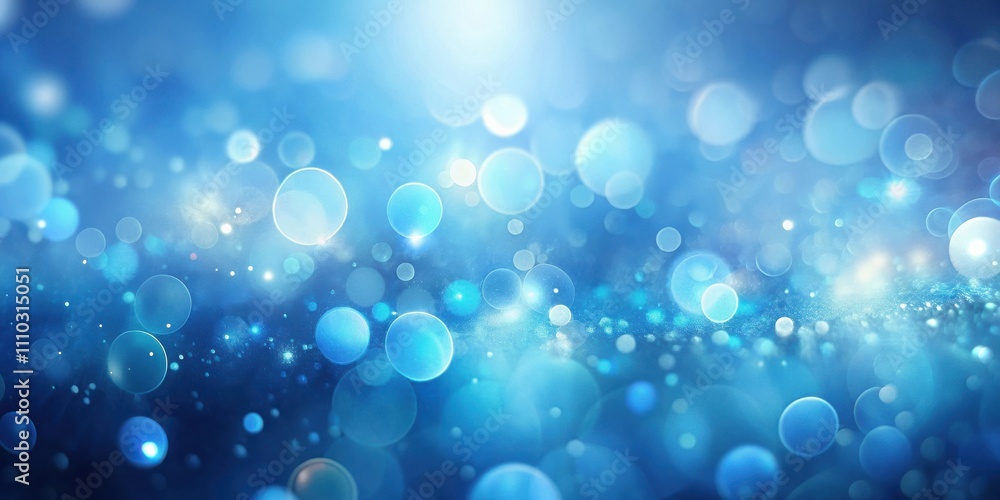 Abstract Blue Background with Defocused Lights and Glimmering Texture Abstract Blue Background with Defocused Lights and Glimmering Texture
