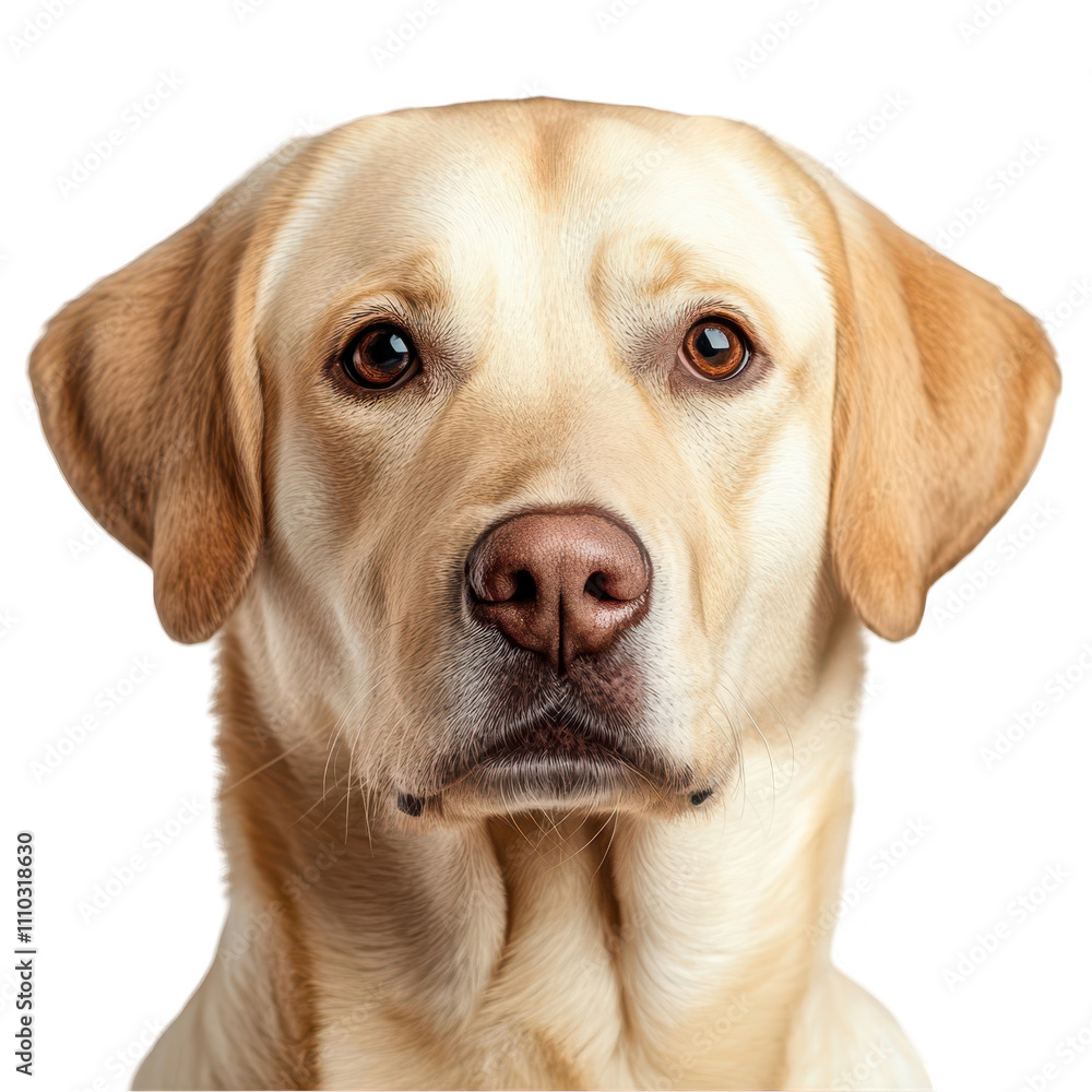 A dog with a brown nose and brown eyes is looking at the camera Transparent Background A dog with a brown nose and brown eyes is looking at the camera Transparent Background