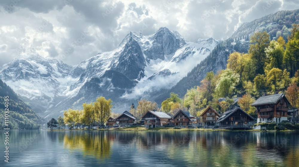 Fototapeta premium Beckenried, Switzerland