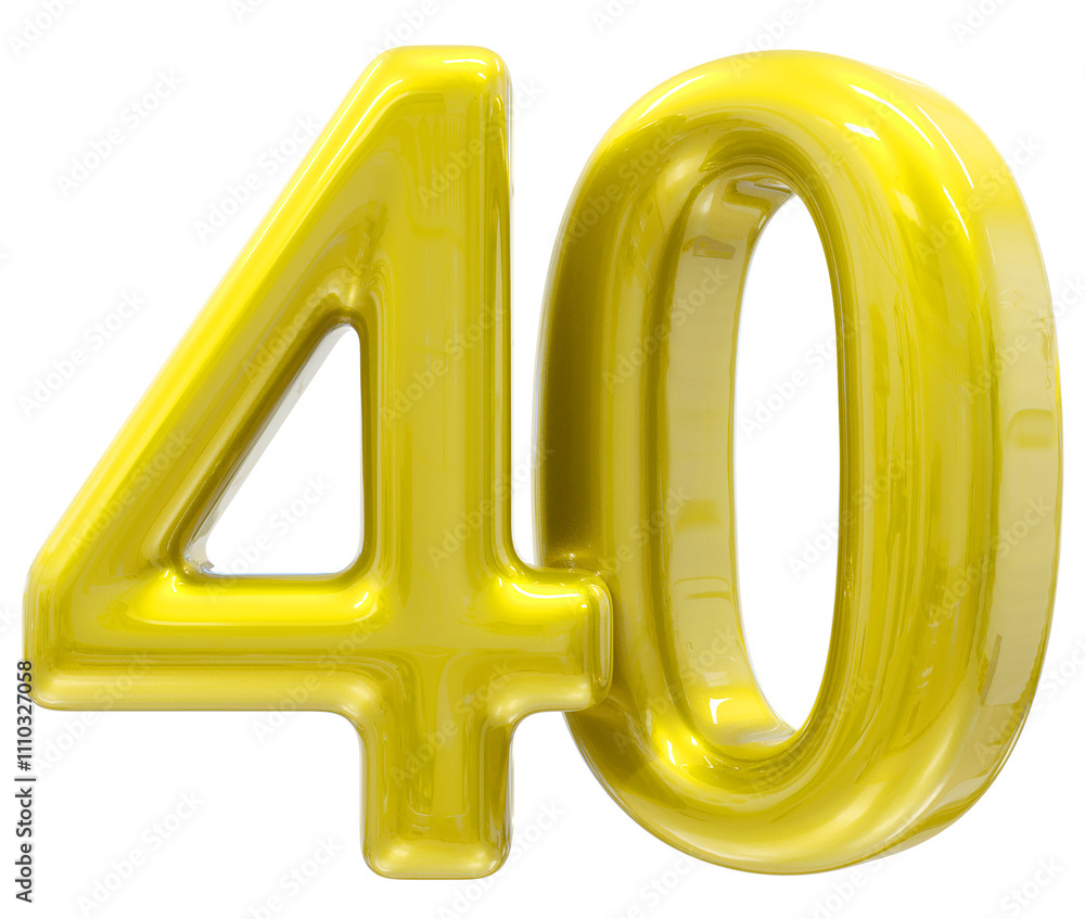 Gold Number40