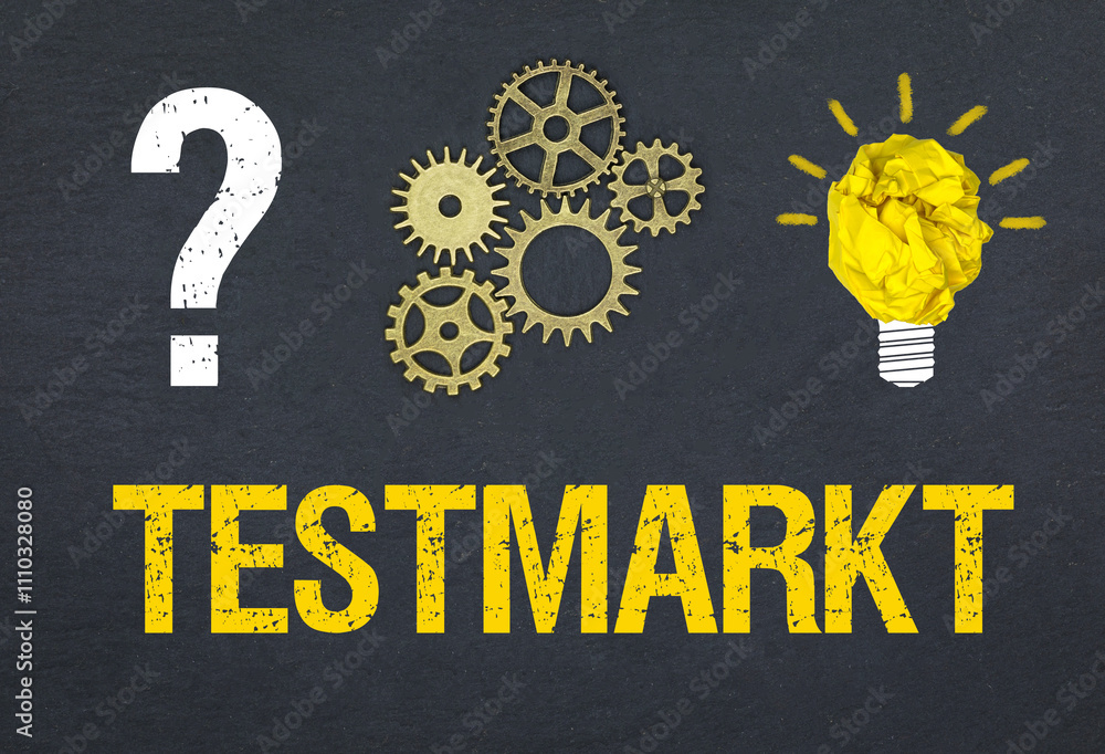 Obraz premium Testmarkt