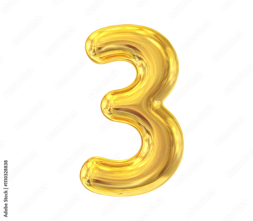 Gold Number 3 Gold Number 3