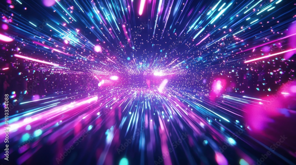 Electronic Dance Music Festival with Light Show Electronic Dance Music Festival with Light Show