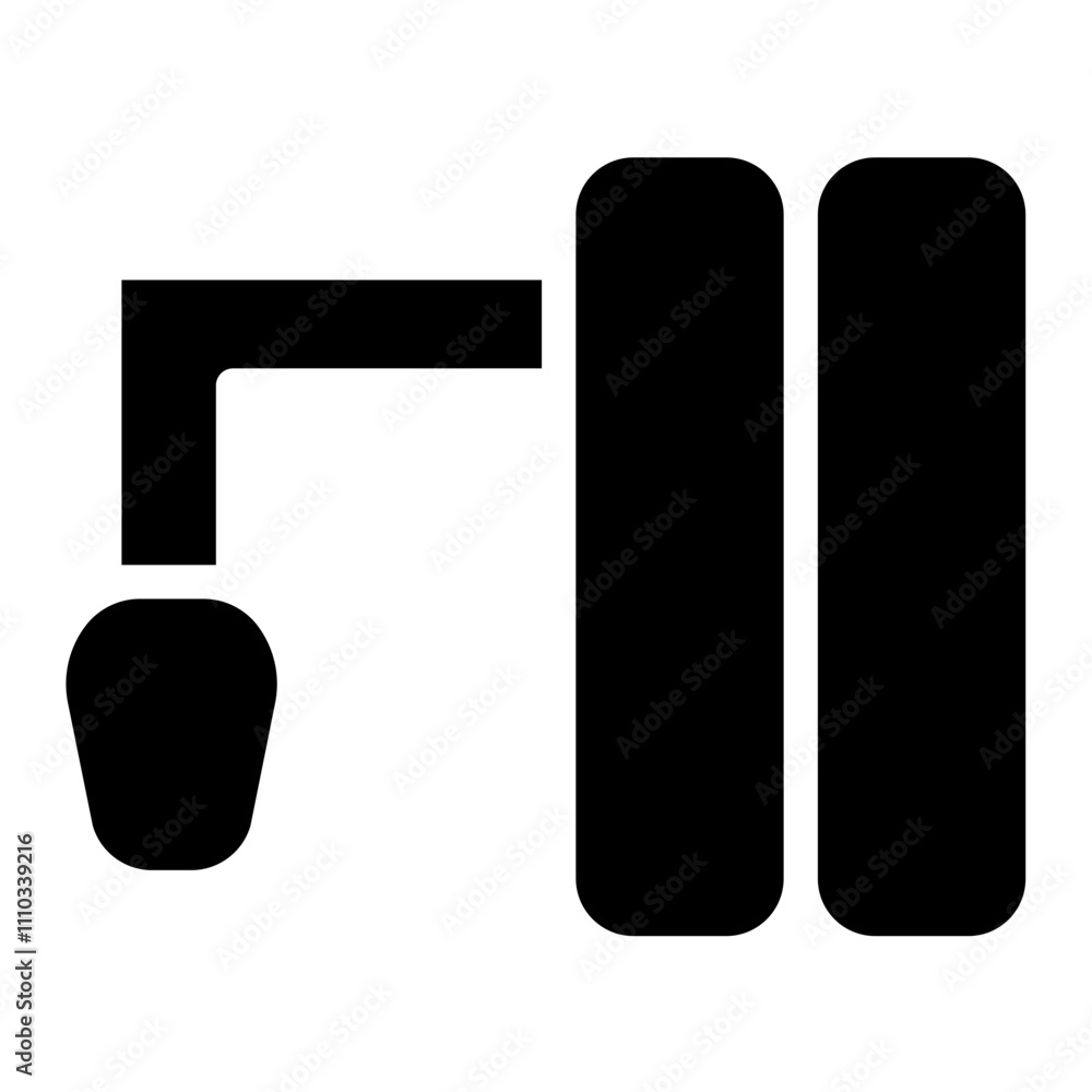 Agriculture Farming Hose Glyph Icon Agriculture Farming Hose Glyph Icon