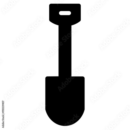 Dig Farming Shovel Glyph Icon