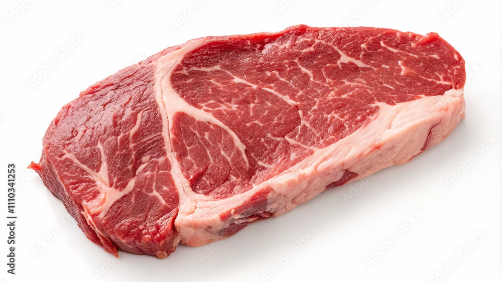 piece of juicy beef meat with sauce, isolated on white background piece of juicy beef meat with sauce, isolated on white background