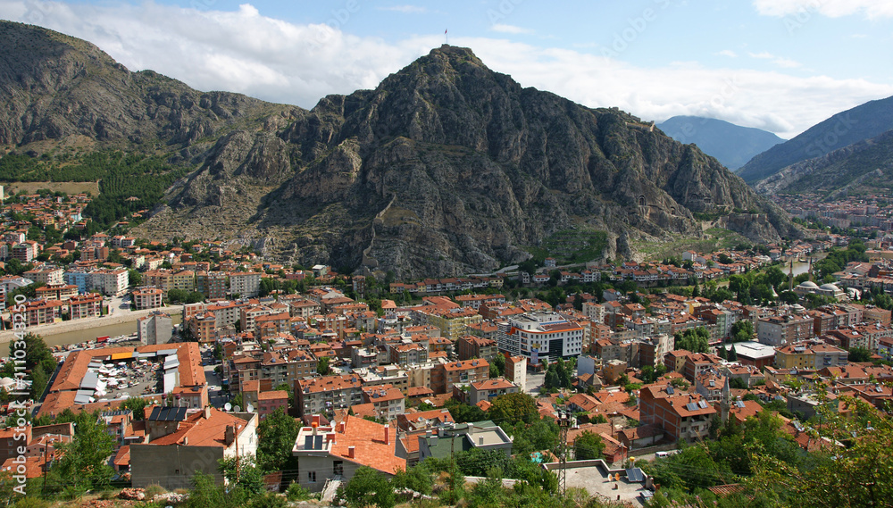 A view from Amasya, Turkey A view from Amasya, Turkey