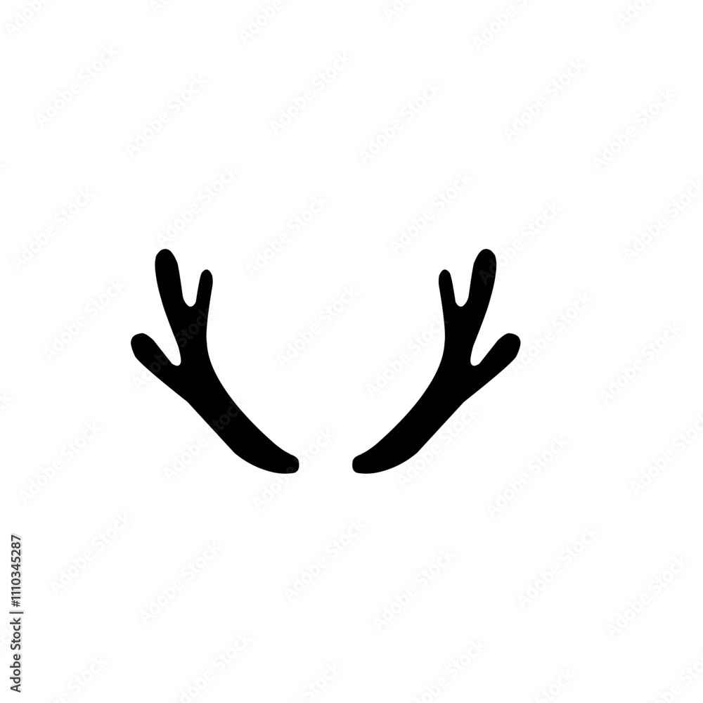 Obraz premium deer antler icon