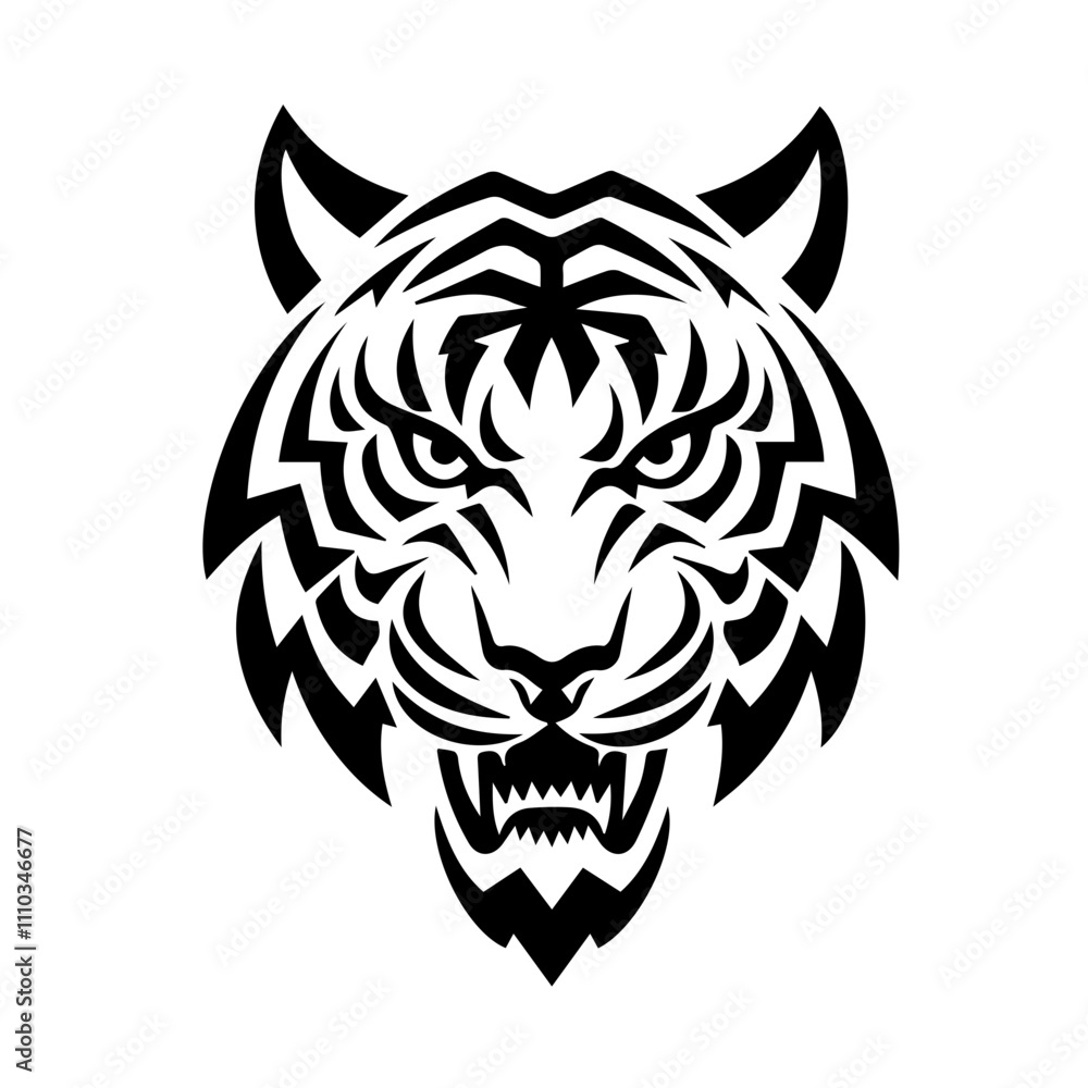 Tiger vector high capacity illustration Tiger vector high capacity illustration