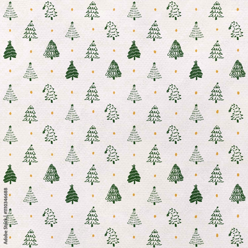 Christmas seamless pattern background with snowflakes, Christmas tree and Christmas decorations. Christmas seamless pattern background with snowflakes, Christmas tree and Christmas decorations.