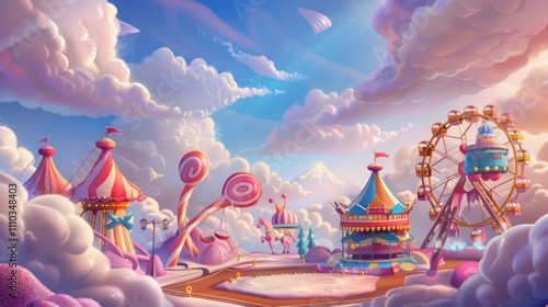 A Fantasy Fairytale Amusement Park