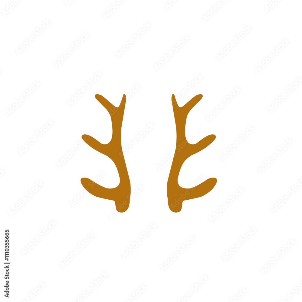 Obraz premium deer antler vector