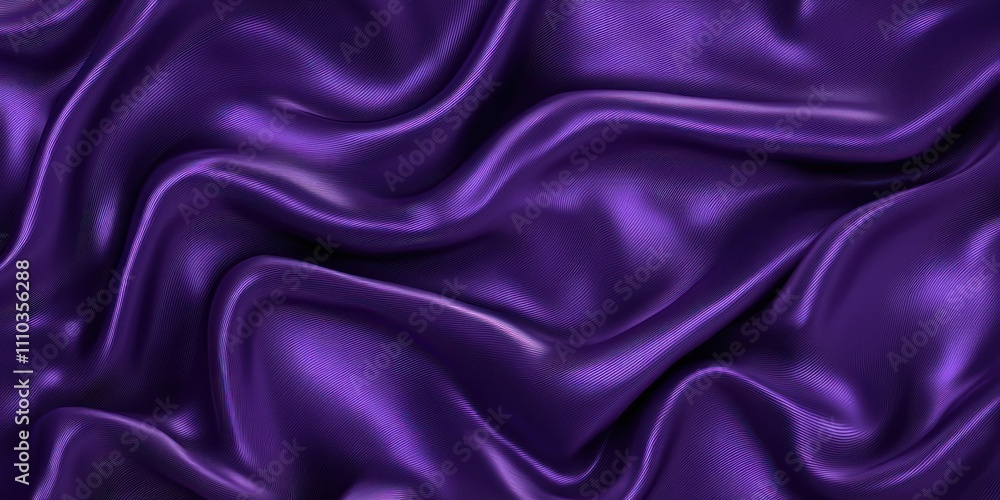 Obraz premium A royal purple background with smooth, flowing curves and light reflections, evoking elegance and nobility.