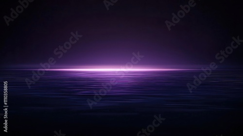 A deep, dark purple background with subtle light reflections, creating a mysterious and sophisticated atmosphere.