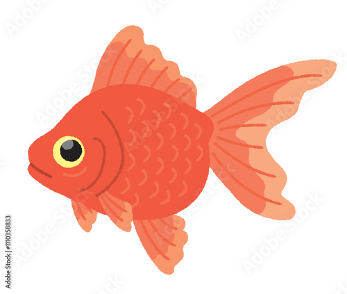 金魚のイラスト