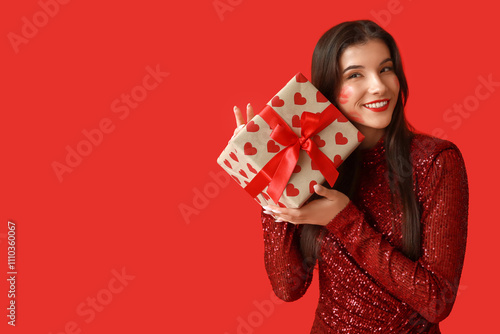 Beautiful young woman with ...
