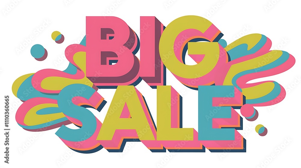 Colorful Big Sale Announcement Graphic Design Colorful Big Sale Announcement Graphic Design