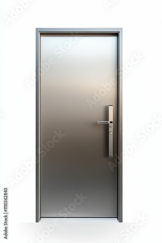 Wallpaper Mural Modern metallic door, handle, digital lock. Torontodigital.ca