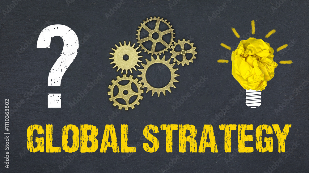 Obraz premium Global Strategy