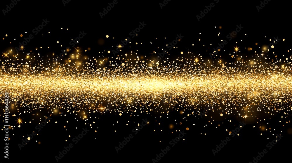 Golden Glitter Sparkles Festive Background Holiday Design Golden Glitter Sparkles Festive Background Holiday Design