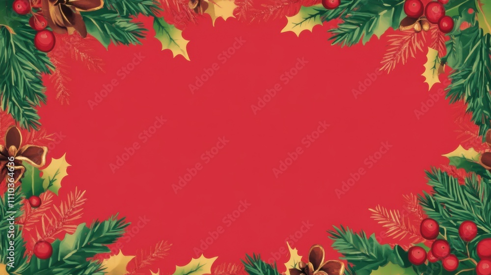 Christmas Themed Border Template Christmas Themed Border Template