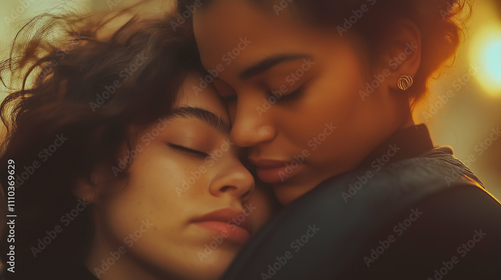 Mom hugs her adult daughter, National Hug Day Mom hugs her adult daughter, National Hug Day