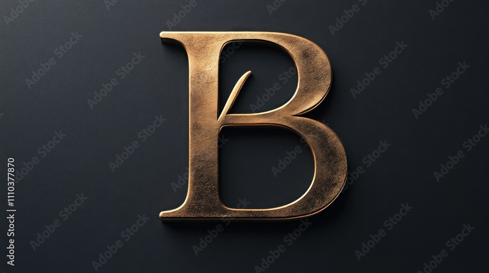 Letter B logo with bold and elegant serif type Letter B logo with bold and elegant serif type
