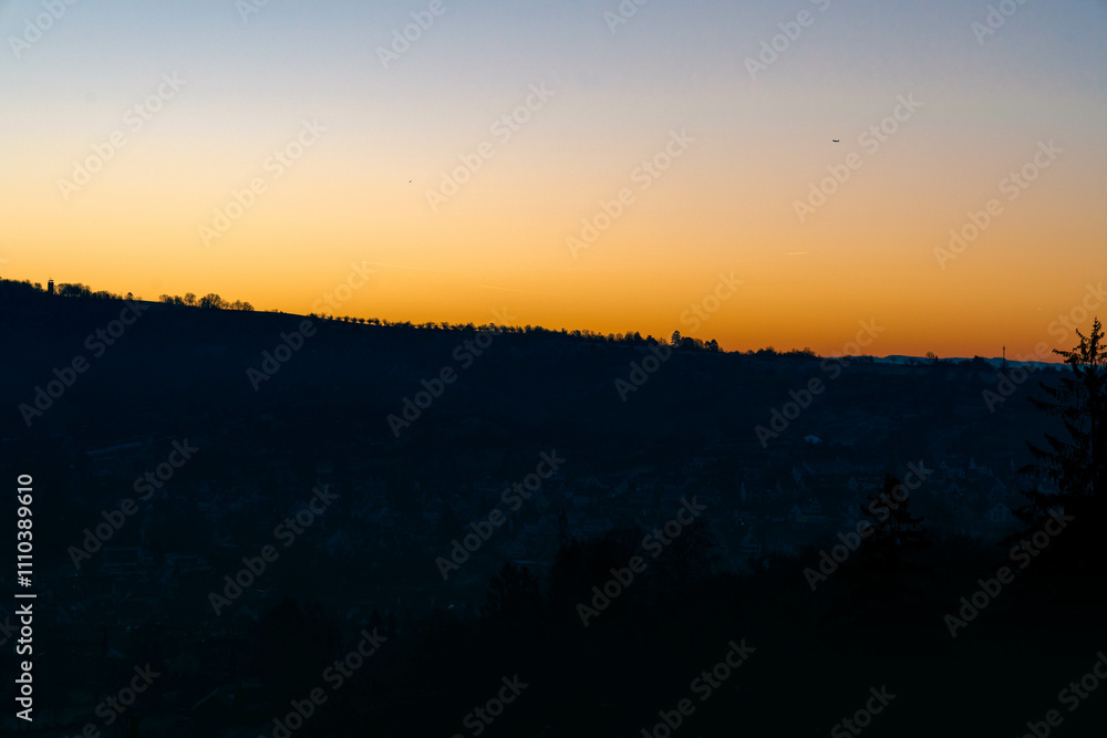 Obraz premium golden hours sunrise