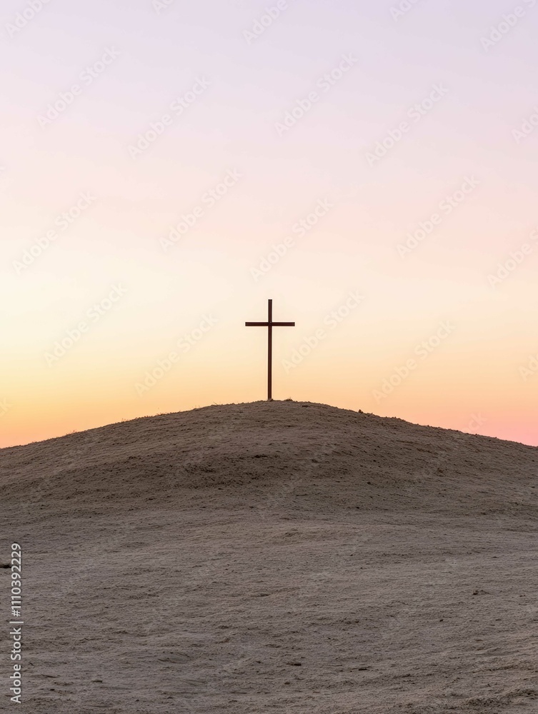 Cross Silhouetted in Golden Sunset
Cross Silhouetted in Golden Sunset