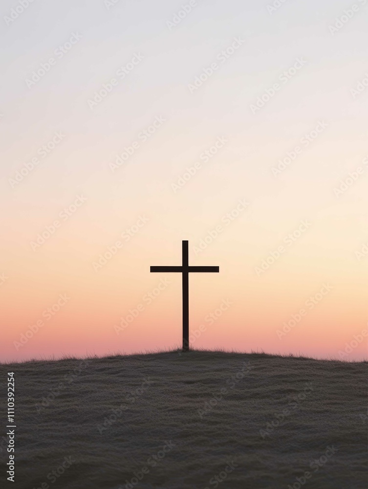 Cross Silhouetted in Golden Sunset
Cross Silhouetted in Golden Sunset