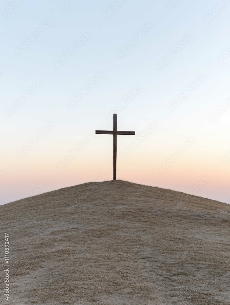 Cross Silhouetted in Golden Sunset
Cross Silhouetted in Golden Sunset