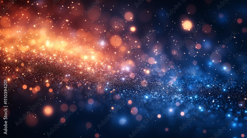 Naklejka premium Abstract Gradient Bokeh for Product Display New Year Theme. Generative AI