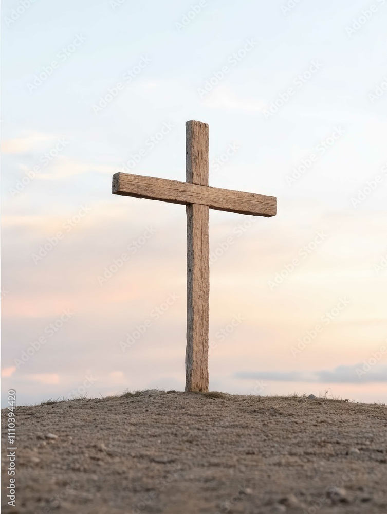 Cross Silhouetted in Golden Sunset
Cross Silhouetted in Golden Sunset