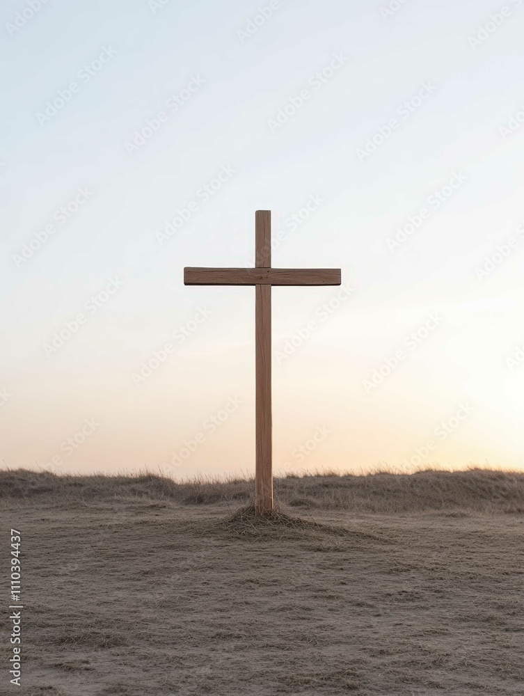 Cross Silhouetted in Golden Sunset
Cross Silhouetted in Golden Sunset