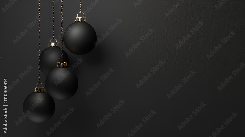Black minimalist Christmas lights Christmas decorati Black minimalist Christmas lights Christmas decorati