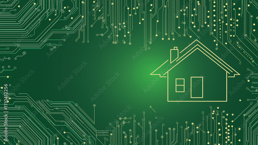 Naklejka premium Smart Home
