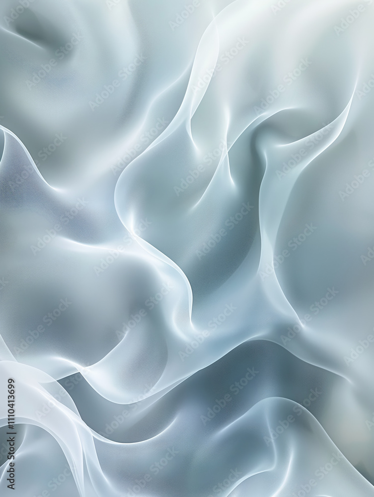 Obraz premium Bright Abstract Background with Light Blue and White Hues, Blurred Dreamy Aesthetic for Modern Design