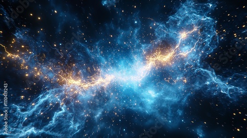 Wallpaper Mural electric lighting, abstract electrical background Torontodigital.ca