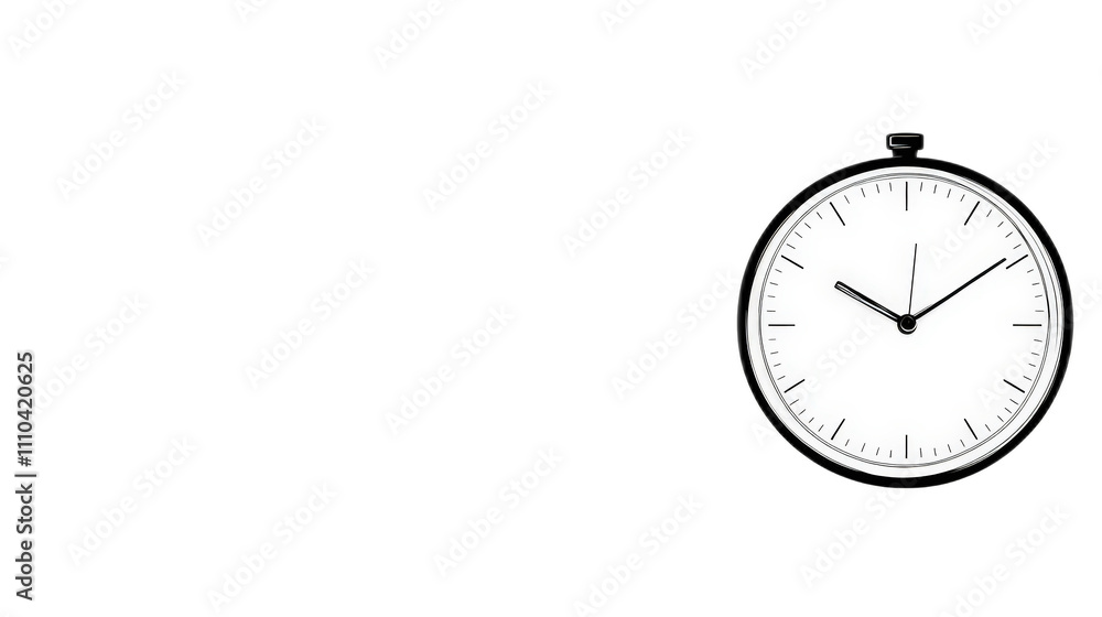 Classic Round Wall Clock with Minimalist Design and Simple Dial Classic Round Wall Clock with Minimalist Design and Simple Dial