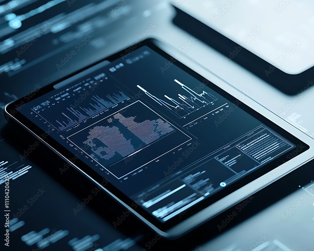 Ai powered financial, AI-Generated Personalized Investment Plans on Digital Tablet Ai powered financial, AI-Generated Personalized Investment Plans on Digital Tablet